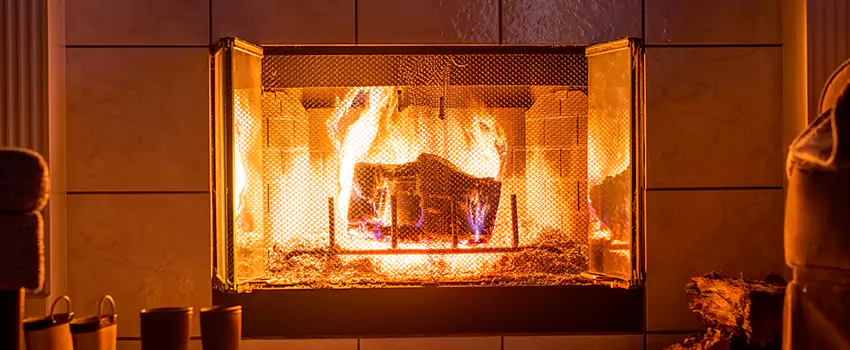 Mendota Hearth Landscape Fireplace Installation in Princeton, Florida